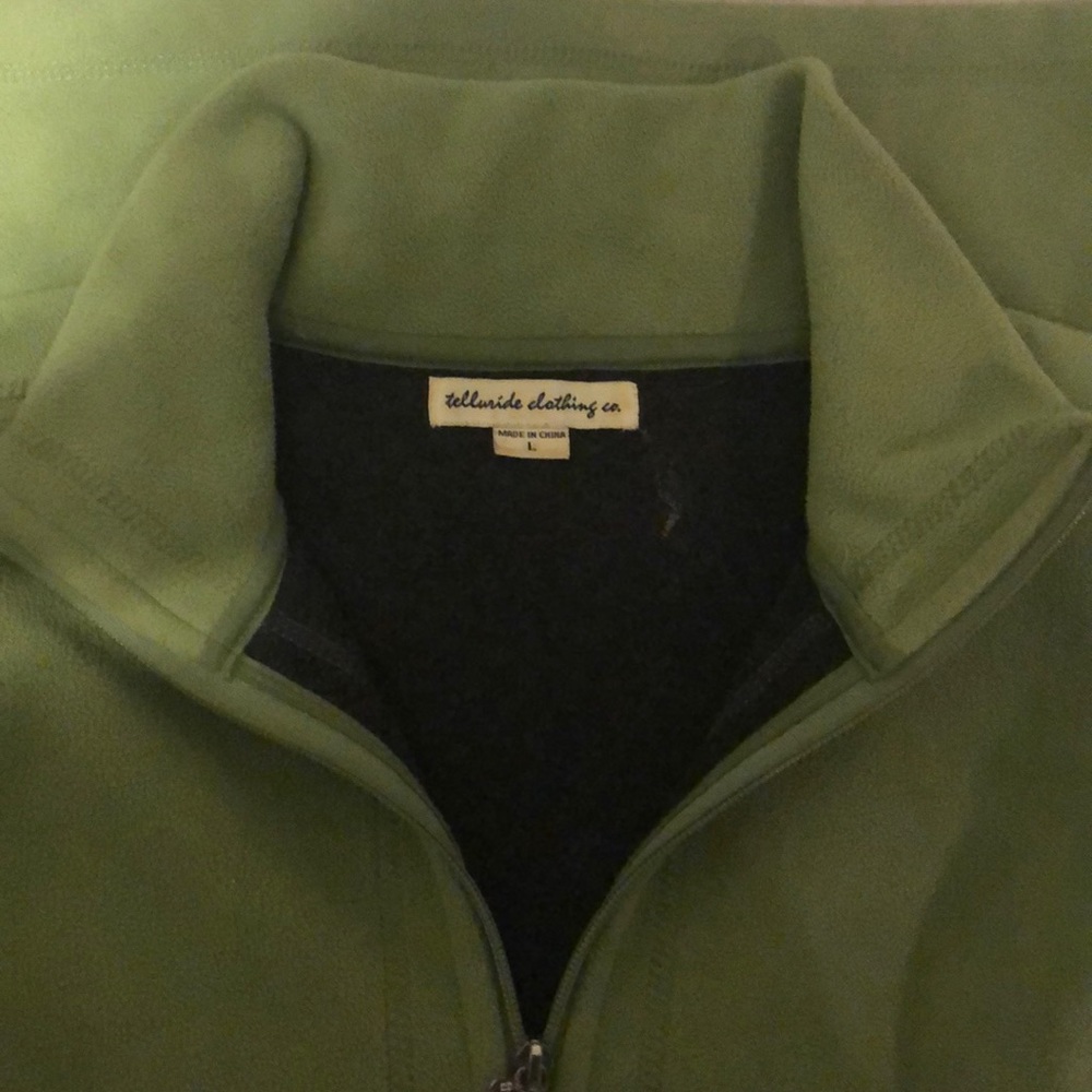 Lime Green Fleece Jacket